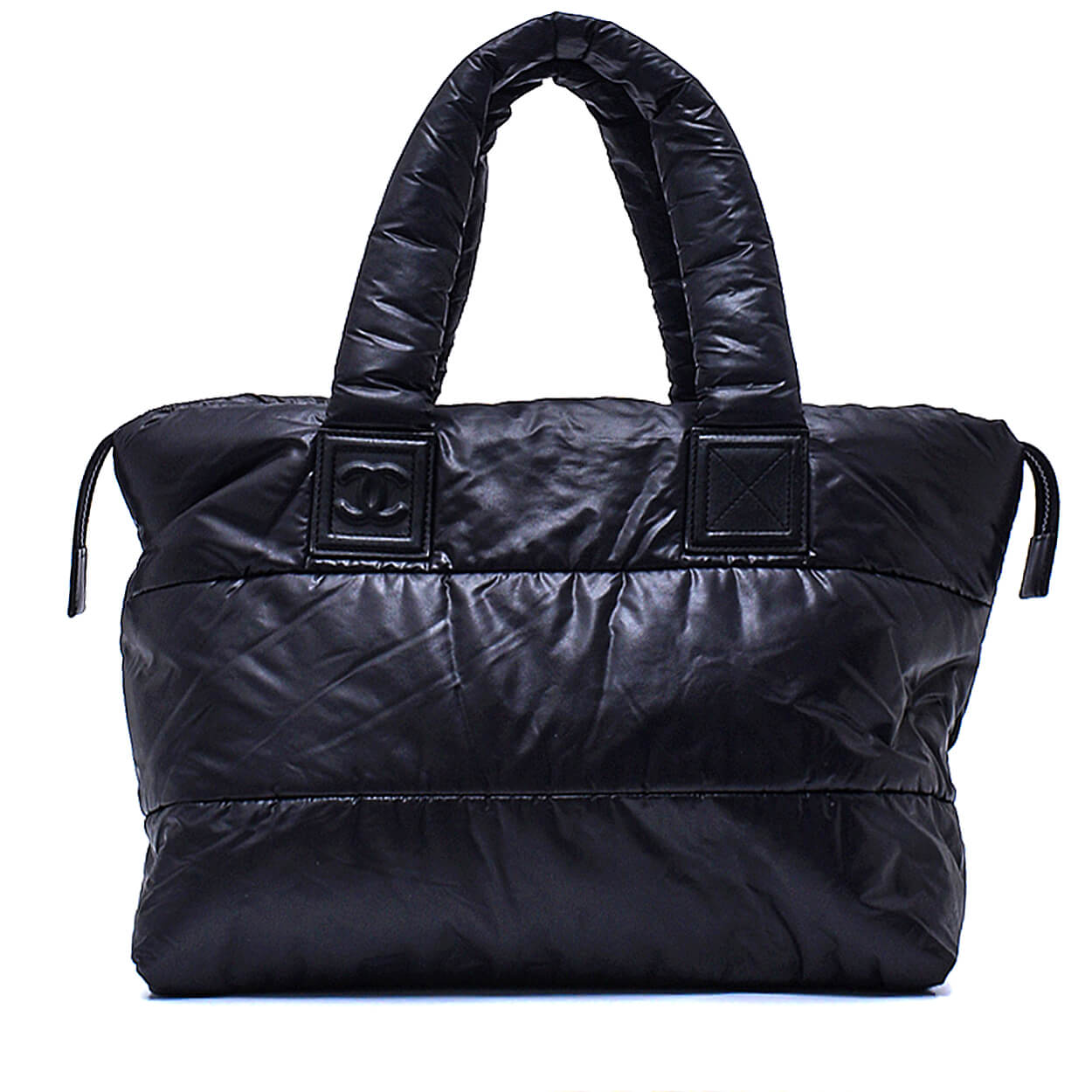 Chanel - Black Nylon Coco Cocoon Small Tote Bag